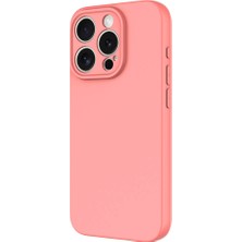 noktaks - Apple iPhone 15 Pro Max - Kılıf İçi Kadife Koruyucu Mara Lansman Kapak - Pembe