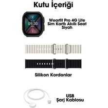 Wearfit Pro Pro 4g Lite Sim Kartlı Kameralı Btk Kayıt Distribitör Garanti 49MM Amoled Ekran Akıllı Saat