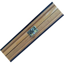 El Işçiliği 52 x 45 cm Boyutlarında Gerçek Ahşap (Dama / Satranç) Desenli Arka Taraf Oyun Tavlası