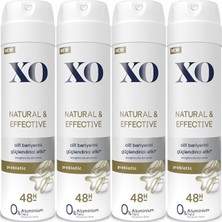 Xo Deodorant Natural & Effective 150 ml x 4 adet