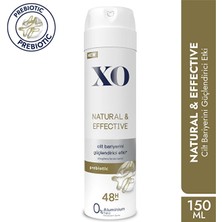 Xo Deodorant Natural & Effective 150 ml x 4 adet