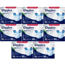 Giggles Hasta Bezi Yetişkin Emici Külot Ekstra Büyük (Xl) 240 Adet (8pk*30)