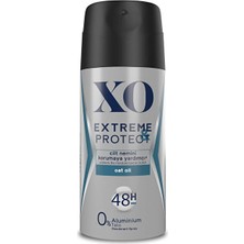 Xo Deodorant 150 ml Erkek Extreme - Sensitive - Insivible - Clear & Protect 4'lü Set