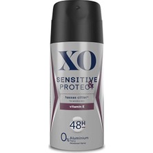 Xo Deodorant 150 ml Erkek Extreme - Sensitive - Insivible - Clear & Protect 4'lü Set