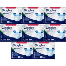 Giggles Hasta Bezi Yetişkin Emici Külot L-Büyük 240 Adet (8pk*30)