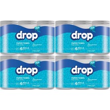 Drop Kağıt Havlu Çift Katlı (24 Lü Pk) (4pk*6)