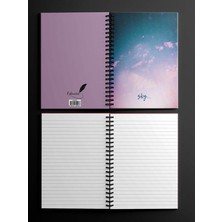 Fobinote Spiralli Okul Defteri 80 Yaprak 4'lü Set - A5 Boy Çizgili Defter (Klasik Çizgili)