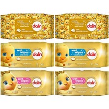 Dalin Cep Islak Havlu Mendil Hijyenik 15 Yaprak (40.yıl Özel Seri) 6 Lı Set (2pk*3) 90 Yaprak