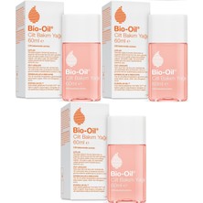 Bio-Oil Çatlak Oluşumunu Önleyici Cilt Bakım Yağı 60ML (Yeni Formül) (3 Lü Set)