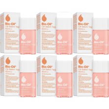 Bio-Oil Çatlak Oluşumunu Önleyici Cilt Bakım Yağı 60ML (Yeni Formül) (6 Lı Set)