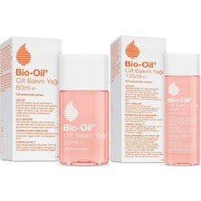 Bio-Oil Çatlak Oluşumunu Önleyici Cilt Bakım Yağı Karma 2 Li Set 125ML+60ML (Yeni Formül)