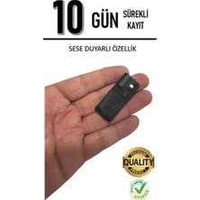 Tek Şarjla 10 Gün Kayıt Sese Duyarlı Özellik Dinleme  16 GB USB Ses Kayıt Cihazı Otg Dönüştürücü ile