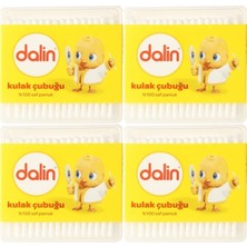 Dalin Kulak Çubuğu 100 Adet (4 Lü Set)