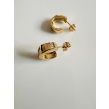 Devi Fashion Xuping Minimal Gold Halka Küpe