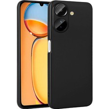noktaks - Xiaomi Poco C65 - Kılıf Mat Soft Premier Silikon Kapak - Siyah - T31151