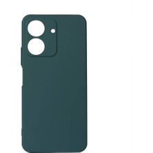 noktaks - Xiaomi Poco C65 - Kılıf Mat Soft Esnek Biye Silikon - Haki - T31148