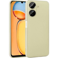 noktaks - Xiaomi Poco C65 - Kılıf Mat Soft Premier Silikon Kapak - Gold - T31151
