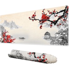 Klassegear Pro 90X40 cm Xxl Gaming Oyuncu Mouse Pad Mousepad Cherry Blossom