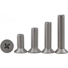 Eğiteklab 25 Adet M3X10 mm Yhb (Yuvarlak Havşa Başlı) Vida