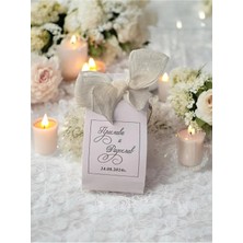 Söz, Nişan, Kına, Düğün, Mevlüt, Sünnet, Nikah Şekeri Bubble Kurdeleli Hatıra Mum, 20 Adet