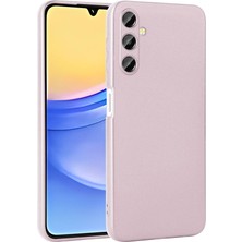 Ekılıf Samsung Galaxy A15 Kılıf Mat Soft Premier Silikon Kapak - Mürdüm