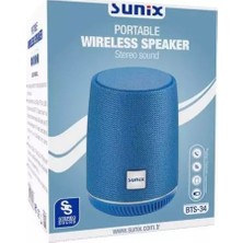 Sunix Taşınabilir Bluetooth Hoparlör - Küçük Hoparlör