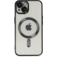 Newface Iphone 15 Kılıf Kross Magneticsafe Kapak - Siyah 13