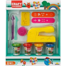 Crafy - Oyuun Hamuru Tasarım Seti 4X50GR