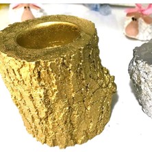 Morlalem 8.5 cm Tealight Kütük Mumluk Silikon Kalıp K-953