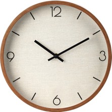 Boyner Evde Çok Renkli Ev Saati Wall Clock 30CM Wood Look