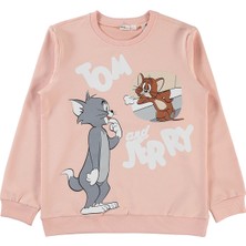 Tom And Jerry Kız Çocuk Pelerin 10-13 Yaş Açık Pudra