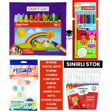 Pastel Boya Sulu Boya Kuru Boya Keçeli Boya Okul Boyama Seti Üst Kalite Sınırlı Stok