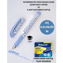 Schneider Voice Dolma Kalemi M Uç ve 6 Adet Dolma Kalem Kartuşu Yazı Kalınlığı M