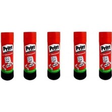 Pritt Stick 5'li Yapıştırıcı 43 gr Kırmızı Renkli Kullanım İçin Pratik Ölçüler