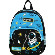 Anaokul Çantası Mavi Uzay Desenli 29X15X22 cm