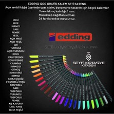 Edding 1200 Grafik Kalem Seti 24 Renk 1.0 mm Yuvarlak Uç Toptan Fiyatına
