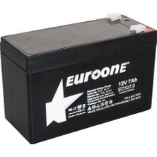 Caddemia Euroone EO127.0 12 Volt - 7 Amper Akü (150 x 65 x 90 Mm) (4434)