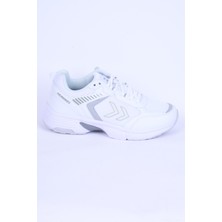Hummel 900362-9001 Pera Suni Deri Fileli Faylon Taban Rahat Esnek Hafif Beyaz Günlük Unisex Spor Ayakkabı