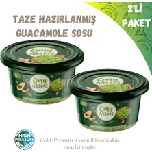 Only Fresh Avokado Guacamole Sosu Soğuk Sıkım 2 Kap 400gr