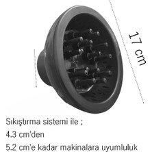 Etexy Profesyonel Fön Için Difüzör Vigo Başlık