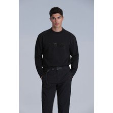 Lufian Luther Erkek Sweatshirt Haki