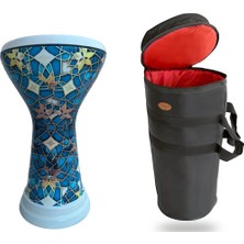 Donizetti Döküm Mısır Darbuka - Mozaik Desen Turkuaz - Gigbag Çanta