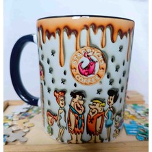 Mugs And Love Taş Devri Md2 3D Baskı Büyük Boy Kupa