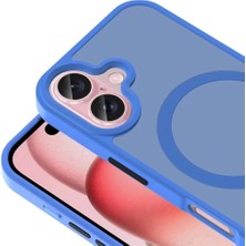 Lopard Apple Iphone 16 Kılıf Magsafe Şarj Arka Yarı Şeffaf Kapak Sio Cover