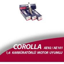 Denso Ateşleme Bujisi Takım Qj16Ar-U Toyota Corolla 1,6 Karbüratörlü Uzun Paso 1988-1994 Ae92/Ae101