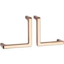 System 4706 Modern L Kulp Altın Renk 64 mm - Tek Adet Yarım