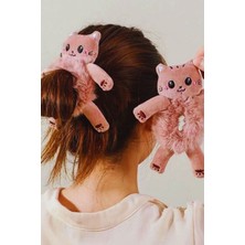 Nisan Kids Kedicik Peluş Lastik Topuz Tokası