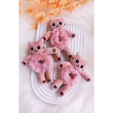 Nisan Kids Kedicik Peluş Lastik Topuz Tokası