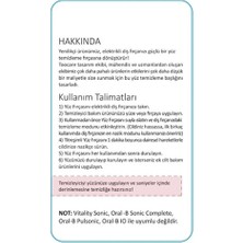 Oral-B Şarjlı ve Pilli Diş Fırçaları Için Uyumlu Silikon Yüz Makyaj Temizleme ve Masaj Aparatı