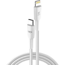 Linktech K621 30W Pd Type-C To Lightning 30CM Şarj Kablosu